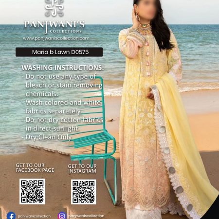 Maria b Luxury Lawn - D0575