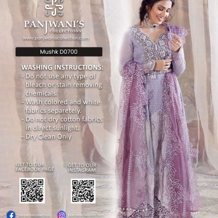 Panjwani’s Collection Introduce Mushk - D0700