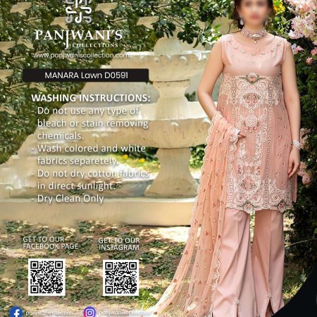 MARIA B Luxury Lawn - D0592