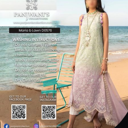 Maria b Luxury Lawn - D0576