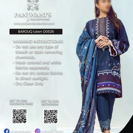 BAROUQA Luxury Lawn DO526