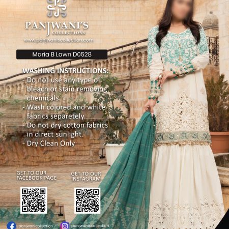 Maria B Luxury Lawn DO528