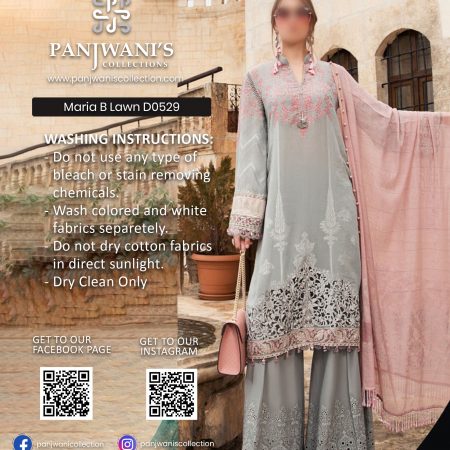 Maria B Luxury Lawn DO529