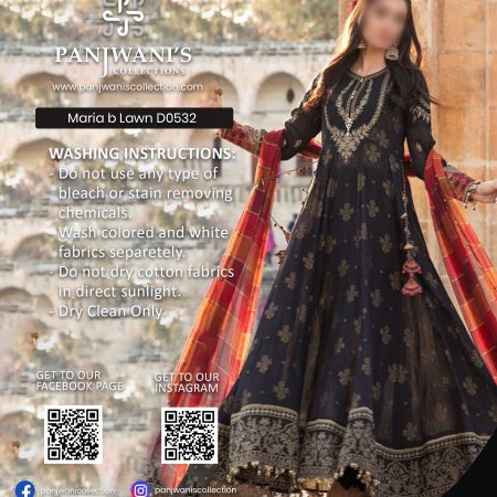 Maria B Luxury Lawn DO532