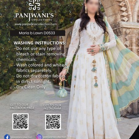 Maria B Luxury Lawn DO533