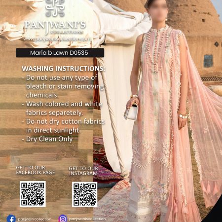 Maria B Luxury Lawn DO535