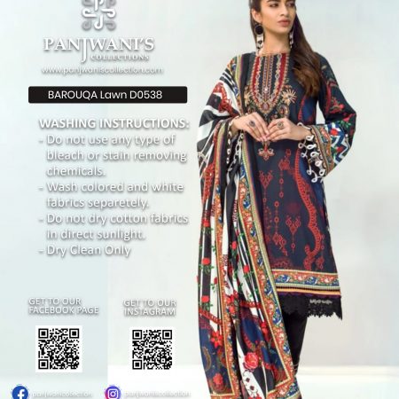 BAROUQA Luxury Lawn - D0538