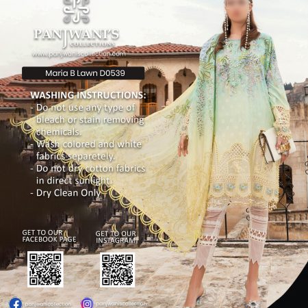 Maria B Luxury Lawn - D0539