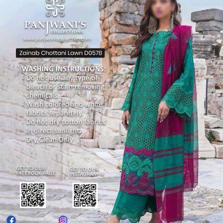Zainab Chottani Luxury Lawn - D0578