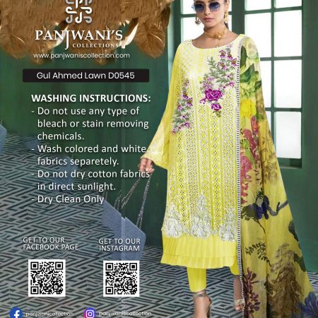 Gul Ahmed Luxury Lawn - D0545