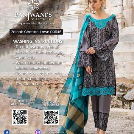 Zainab Chottani Luxury Lawn - D0546