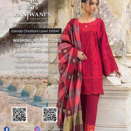Zainab Chottani Luxury Lawn - D0547
