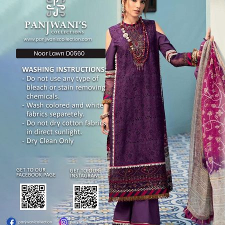 Noor Luxury Lawn - D0561