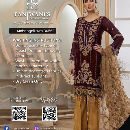 Mohangni Luxury Lawn - D0562