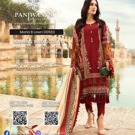 Maria b Luxury Lawn - D0563