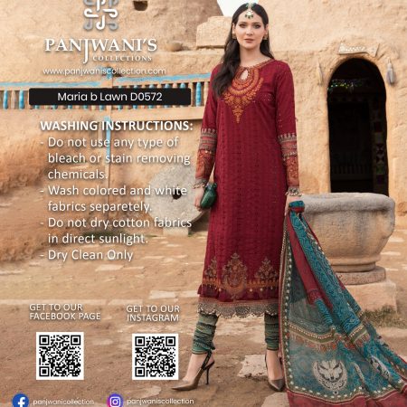 Maria b Luxury Lawn - D0573