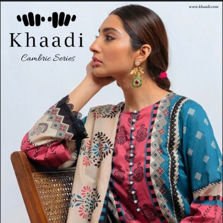 PRE-FALL SEASON'S FIRST CATALOUGE KHAADI CAMBRIC VOL-1*